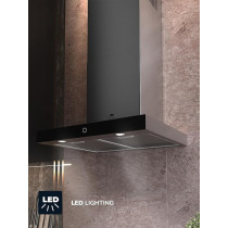 Millen 60Cm Range Hood, Silver/Black, MKH 605 IX