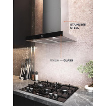 Millen 60Cm Range Hood, Silver/Black, MKH 605 IX