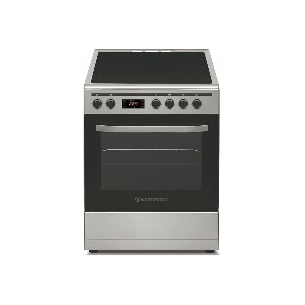 Westpoint Freestanding Ceramic Cooker 60 x 60 4-Burner Full-Safety, Semi Professional Cooking Range With Electric Oven And Grill, Separate Control, Thermostat, Fast Heating, WCAM-6640E1DTGFI