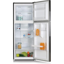 Westpoint 410 Liters No Frost Top Mount Stainless Steel Double Door Refrigerator, Spacious Freezer Compartment, No Frost Technology, Toughened Glass Shelves, WNN-4119ERI