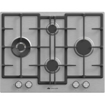 Millen 65 Cm Built In Gas Hob With Sabaf Burners, MGH 6501 IX