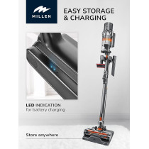 Millen Cordless Stick Vacuum Cleaner - Powerful, Lightweight And Versatile, MVCS7073