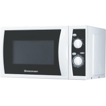 Westpoint 20 Liters Solo Microwave Oven With Easy To Use Functions, Manual Controls, 35 Minutes Timer, Painted Cavity For Easy Clean, White, WMS-2014