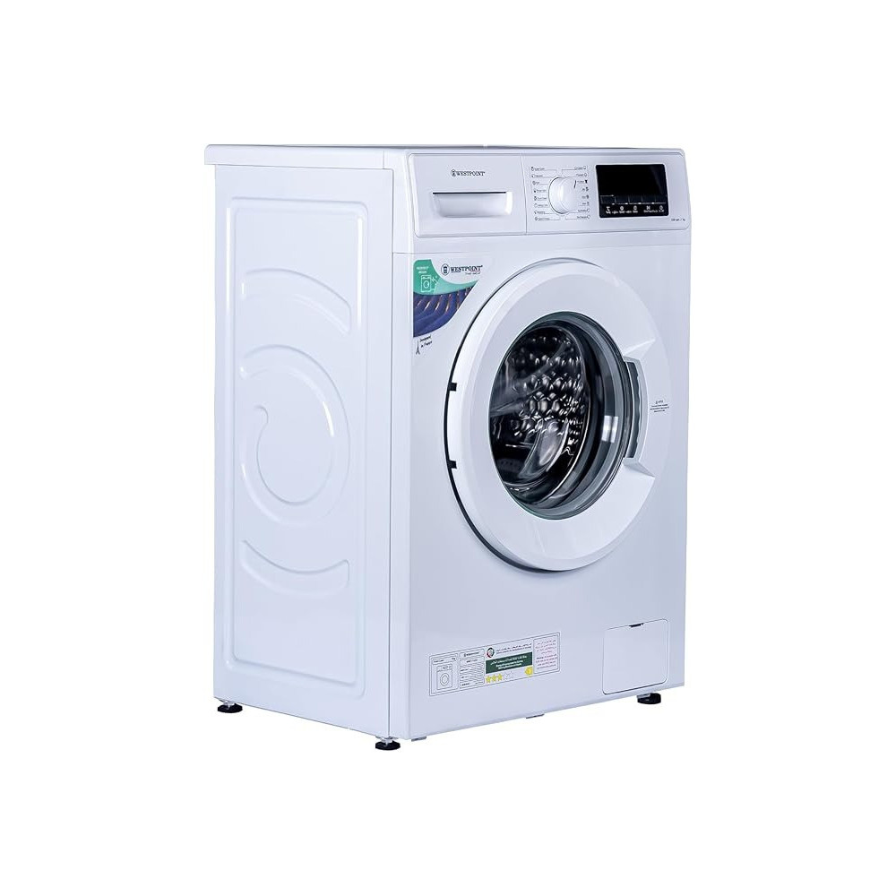 Westpoint 7 Kg Front Load Washing Machine 1200 RPM With 16 Washing Programs And Quick Wash, White