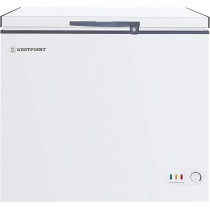 Westpoint 360 Liters Compact Chest Freezer, White Freestanding, Fast Freezing, LED Light Lock And Key Wheels, WBEQ-360L