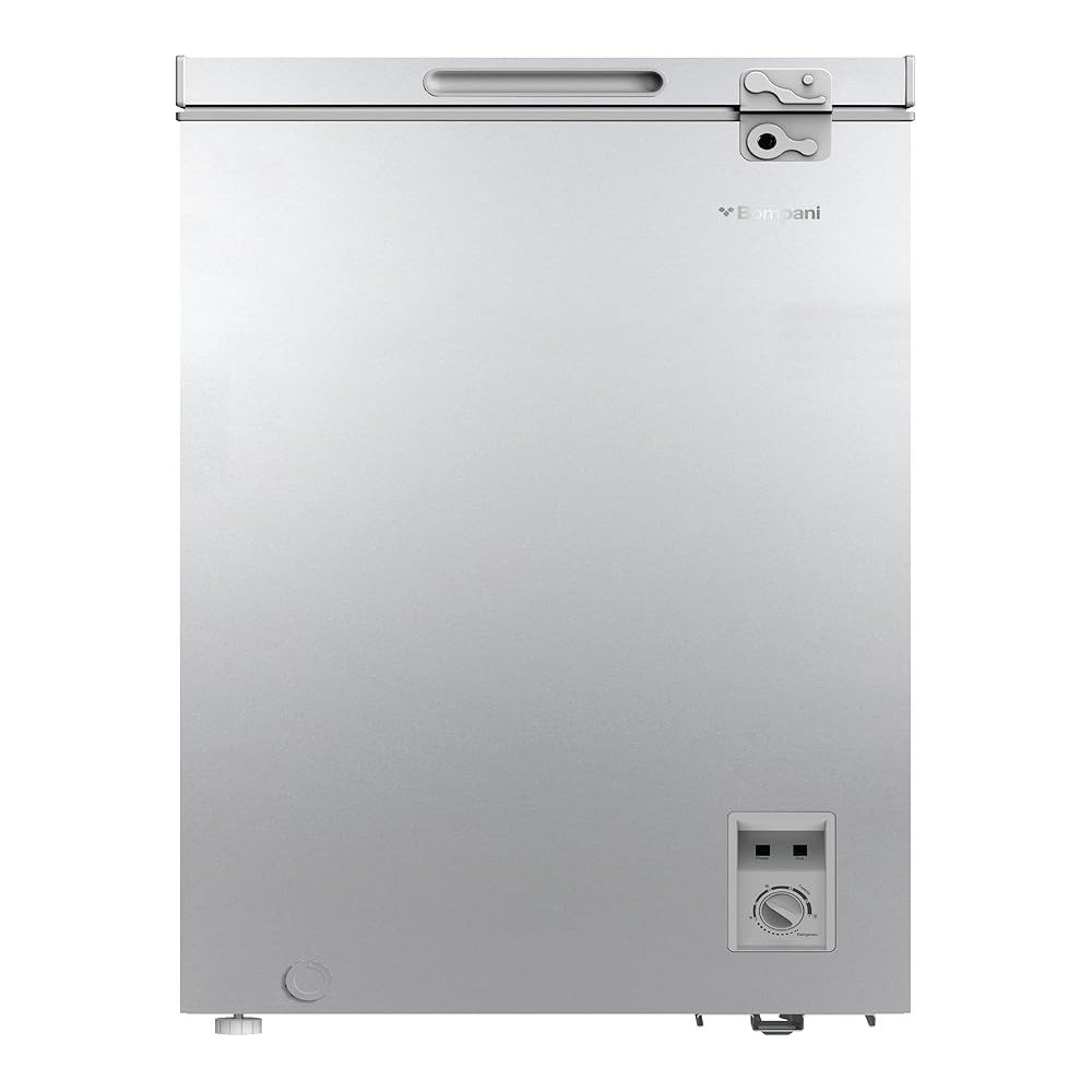 Bompani 150L Capacity Chest Freezer, Convertible, Defrost, Lock And Key, BOCF150I, Grey