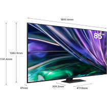 Samsung 85 Inch Neo QLED TV, Qn85D, 4K, Mini LED, Quantum Matrix Technology, 4K Ai Upscaling, Samsung TV Plus, Tizen Smart TV, Qa85Qn85Dbuxzn
