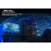 Philips 8800 Series 65 Inch Google Smart LED 4K TV, Ambilight, P5 Picture Engine-120Hz, Next-Gen Ambilight, Dts Play-Fi, Ai Voice Control, Dolby Vision And Dolby Atmos, 65PUT8808/56