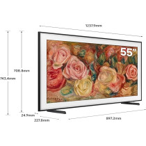 Samsung 55 Inch The Frame TV, Ls03D, 4K, QLED, Modern Frame Design, Matte Display, Art Mode, Tizen Smart TV, QA55LS03DAUXZN
