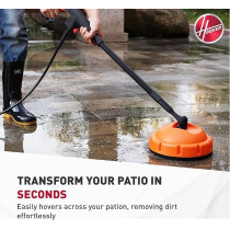 Hoover 165 Bar Electric Pressure Washer With Gun, 8M Hose, Foam Dispenser, Trigger Handle, Adjustable Nozzle, Car Brush And More, 2800W Portable Pressure Washer For Car, Home And Garden, HPW-M2816