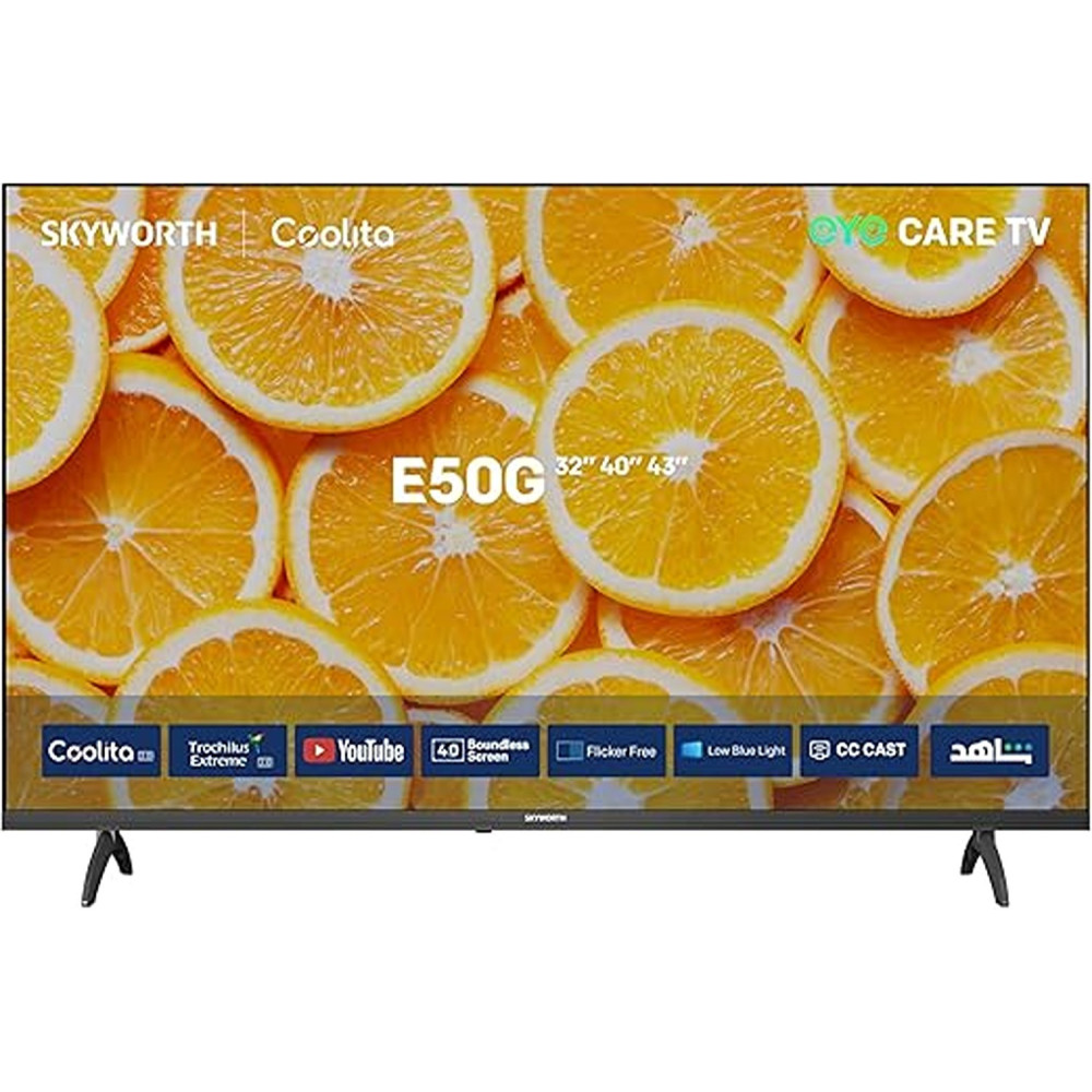 Skyworth 43 Inch Fhd TV Coolita Google TV With Dolby Vision HDR, Dts Virtual X, Youtube, Netflix, Bluetooth, Freeview Play And Alexa Built-In, Wifi, 43E5000G