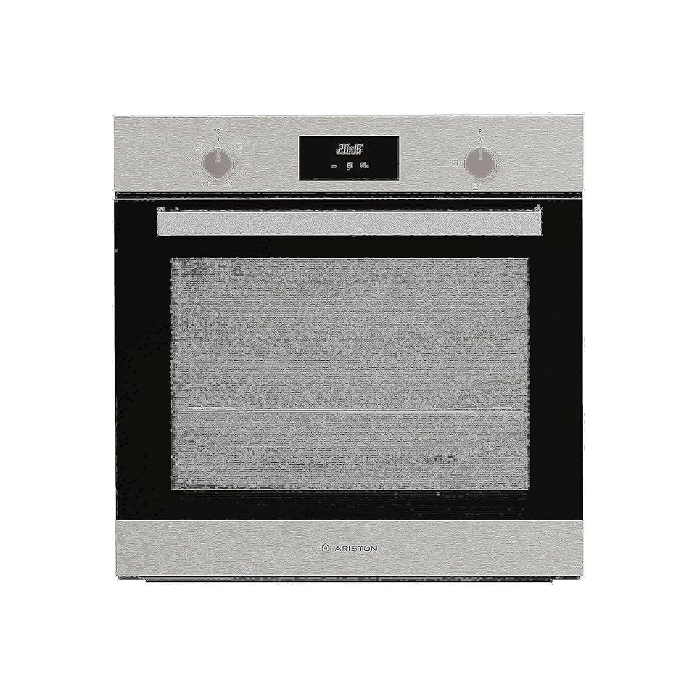 Ariston Built In 60Cm Oven Gas And Electric Combination, Mechanical And Electronic Controls, Conventional Functions, Inox, GS33Y430IXA