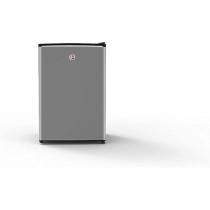 Hoover 92L Single Door Compact Refrigerator With Freezer Compartment Mechanical Control, Adjustable Thermostat, Security Lock, 1 Removable Shelf, Defrost Feature, Silver - HSD-K92-S