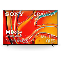 Sony Bravia 7 65 Inch, Mini LED XR QLED, Perfectly Balanced For Movies, Ps5 Gaming And Sports, 4K HDR Smart TV, Google TV, 2024 Model