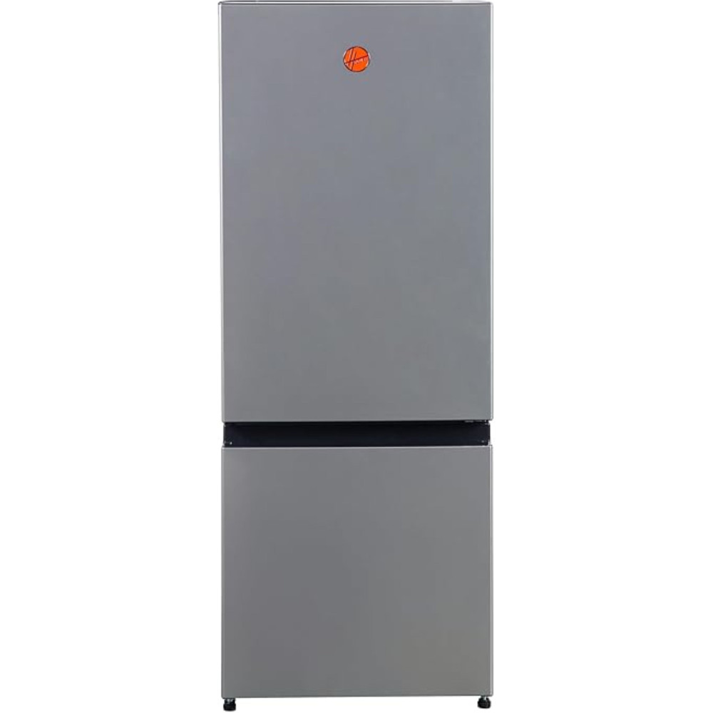 Hoover 203L 2 Door Combi Refrigerator, Total No Frost, Multi Air Flow Cooling, LED Interior Light, Freezer Drawer And Tray Inox Finish HBR-K203-S