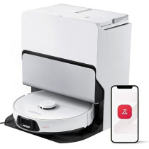 Roborock S8 MaxV Ultra Robot Vacuum And Sonic Mop, 10000 Pa Suction, Corner To Edge Deep Cleaning, Hot Air Self-Drying, Auto Empty And Refill, Obstacle Avoidance, White