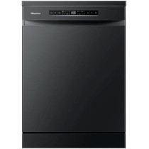 Hisense 15 Place 8 Programs Freestanding Dishwasher Black Color Model HS623E91BST