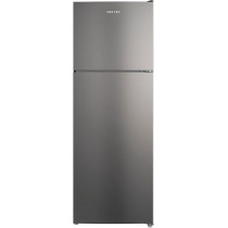 Hoover 260 Liters Top Mount Dual Inverter Refrigerator Fast Cooling System Reversible Doortwisted Ice Maker, Silver, HTR-M260-S