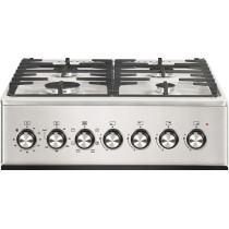 Westpoint 60 x 60 Free Standing 4 Gas Burners Auto Ignition Full Safety Grill Function Double Knob Turnspit Grid Timer Oven Tray, WCER-6640G0I