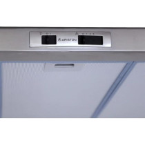 Ariston Built In Visor 90Cm Cooker Hood, Wall Mounted, Washable Filter, 3 Speed Settings, Stainless Steel Material, Mechanical Control, Self Supporting Metallic Filter, Inox, SL19.1PIX