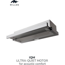 Millen 90 Cm Slide-Out Range Hood, Filters Included, MBKHS 9001 IX