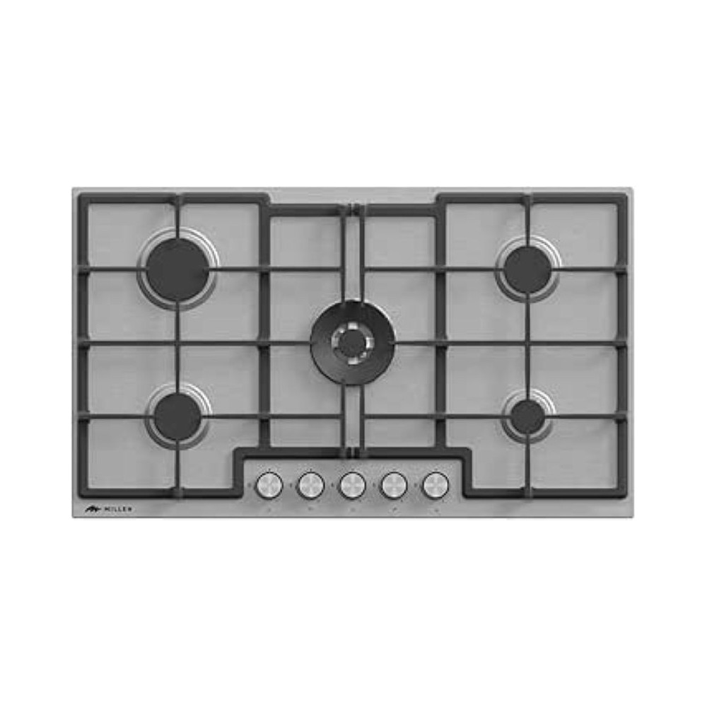 Millen 90 Cm Built In Gas Hob With Sabaf Burners, MGH 9001 IX