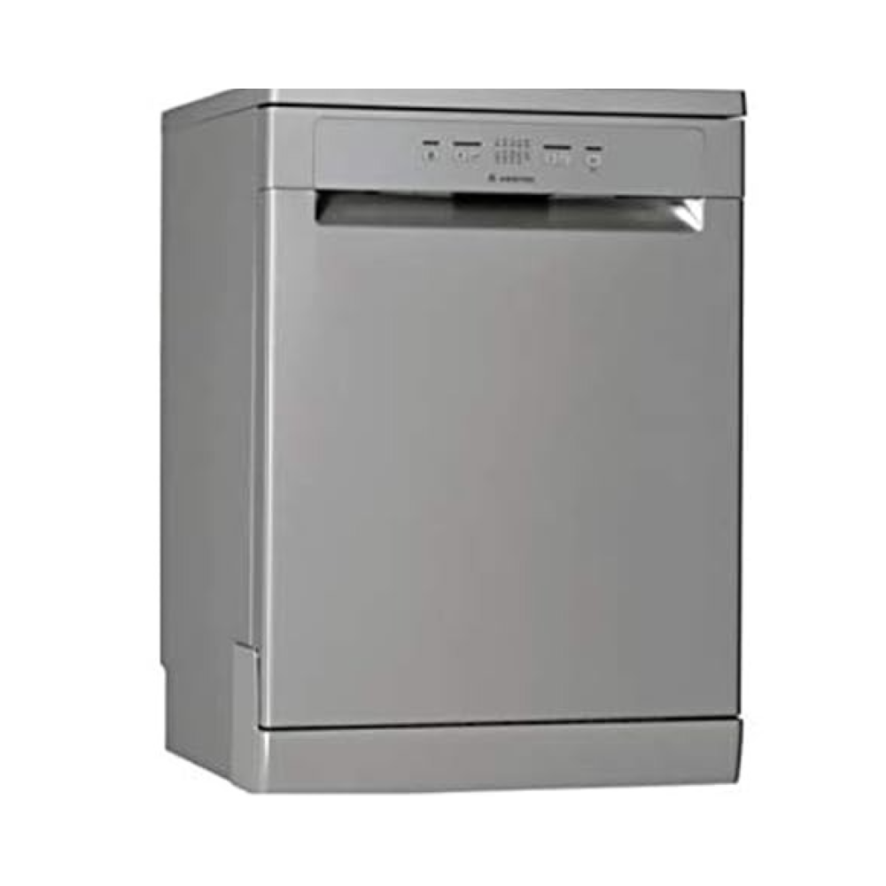 Ariston Dishwasher Freestanding, 13 Place Setting, Inverter Motor, 5 Washing Programs Includes Half Load Express 30' Eco And Static Dry, Silent Dishwasher, Inox, LFC2B19XUK