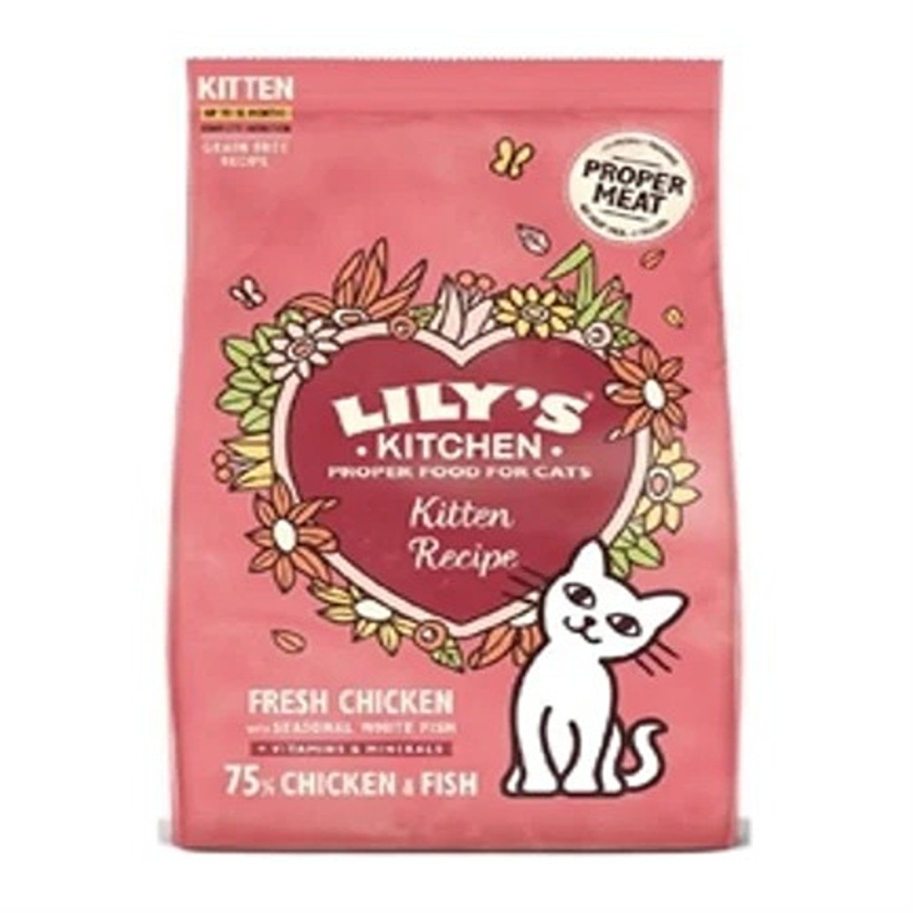 Lily'S Kitchen 800G Chicken And White Fish Kitten Dry Food