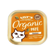 Lily'S Kitchen 19 X 85G Organic Chicken Pate Wet Cat Food