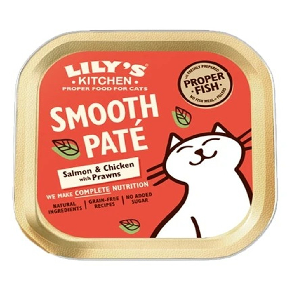 Lily'S Kitchen 19 X 85G Salmon And Chicken Pate Wet Cat Food