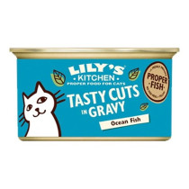 Lily'S Kitchen 24 X 85G Tasty Cuts Ocean Fish Wet Cat Food