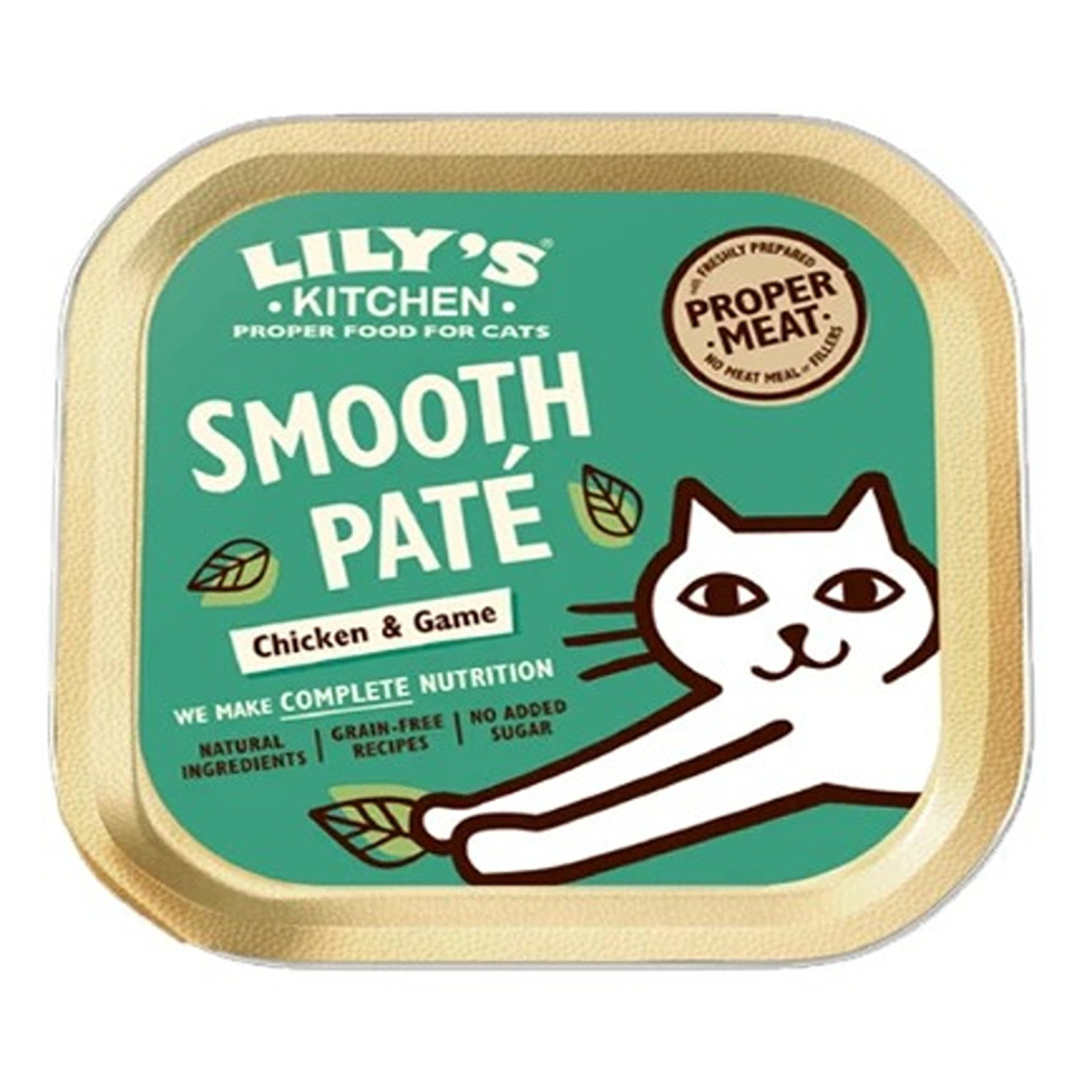 Lily'S Kitchen 19 X 85G Chicken And Game Pate Wet Cat Food