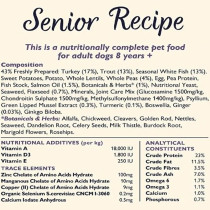 Lily'S Kitchen 2.5Kg Adult 8+ Senior Recipe Turkey, Trout And Seasonal White Fish Dry Dog Food