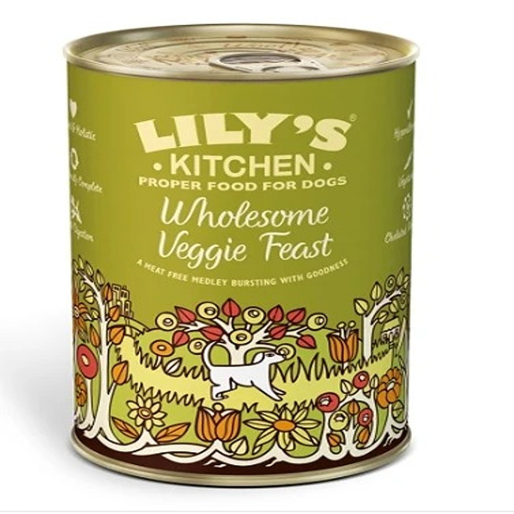 Lily'S Kitchen 6 X 375G Wholesome Veggie Feast Wet Dog Food