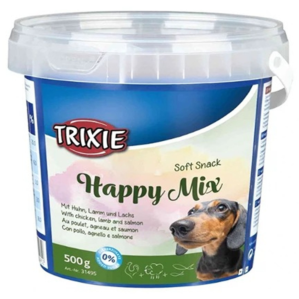 Trixie 500g Soft Snack Happy Mix Dog Treats