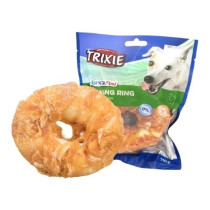 Trixie 110g Denta Fun Chicken Rings Dog Chews