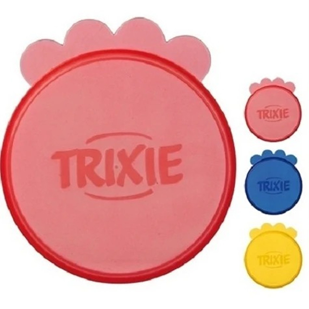 Trixie 7.6cm Lids for Food Standard Wet Food Tins, Multicolor