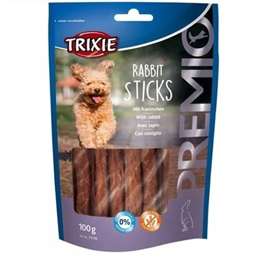 Trixie 100g Premio Rabbit Sticks Dog Treats