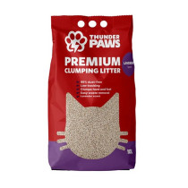 Thunder Paws 10L Premium Hard Clumping Clay Cat Litter, Lavender