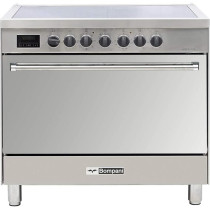 Bompani Electric Ceramic Cooker 5 Burner Size 90 x 60 Cm Stainless Steel