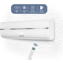 Egnrl Split AC White 12000 BTU T1 Rotary R410a, EG12C With 3M Pipe Kit, Golden Fin, Rotary, White