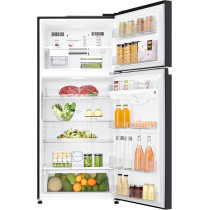 LG Top Mount Refrigerator, 506 Liter Capacity, Black, ‎GN-C782SGGL