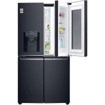 LG 570 Liters Slim French Door Refrigerator, Matt Black, GR-X29FTQKL