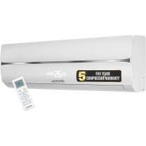 Egnrl 24000 BTU T3 Rotary Split AC White R410a 4 Way Air Flow, Golden Fin And Auto Restart Remote Included 2 Ton White EG24T3N
