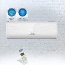 Egnrl Split Air Conditioner 2 Ton Rotary Compressor Ac 24000 Btu Unit White EG24T3