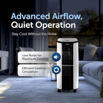 Gree Portable Air Conditioner 1.5 Ton 18000 Btu Rotary Compressor Portable Ac With Gold Fin Eco-Friendly R410A, CMATIC-S18C1
