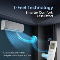 Gree 3.0 Ton Split Air Conditioner ISAVE Plus-36C3 Inverter Compressor Wi-Fi Enabled R410A Refrigerant 3D Airflow Free Installation