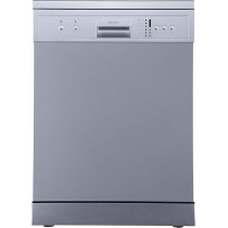 Westpoint Stainless Steel 12 Place Setting 6 Programs Freestanding Dishwasher, Hygienic Cleaning, Large Capacity, Ventilation Drying, Save Time With 90-Minute Wash And Dry, Half Load Setting, WYM-12616ERS