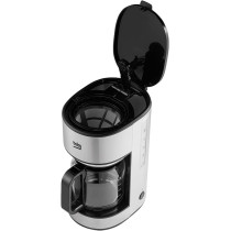 Beko Filter Coffee Machine, 1000W, Carafe Material (Glass), Keep Warm Function, 10 Cup Capacity, Drip Stop Function, Auto Shut-Off, Silver, CFM6350i