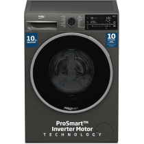 Beko 10 Kg Front Load Washing Machine, 1400 RPM, 15 Programme, Manhattan Grey Colour